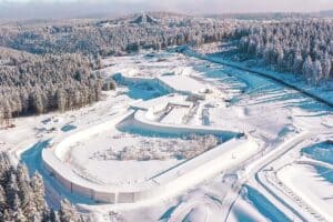 Skisporthalle Oberhof, Luftaufnahme (Foto: TWZ Oberhof)